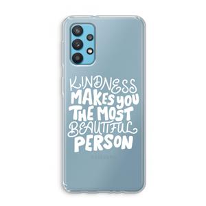 CaseCompany The prettiest: Samsung Galaxy A32 4G Transparant Hoesje