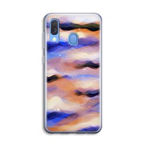 CaseCompany Donkere Wolken: Samsung Galaxy A40 Transparant Hoesje