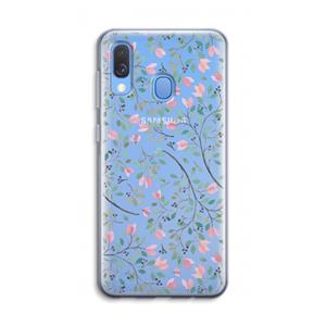 CaseCompany Sierlijke bloemen: Samsung Galaxy A40 Transparant Hoesje