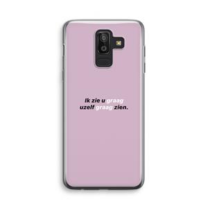 CaseCompany uzelf graag zien: Samsung Galaxy J8 (2018) Transparant Hoesje