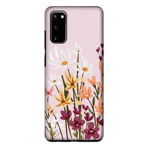 CaseCompany Painted wildflowers: Samsung Galaxy S20 Tough Case