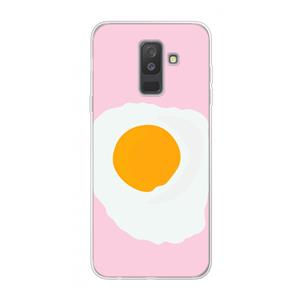 CaseCompany Sunny side up: Samsung Galaxy A6 Plus (2018) Transparant Hoesje