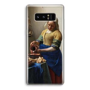 CaseCompany The Milkmaid: Samsung Galaxy Note 8 Transparant Hoesje