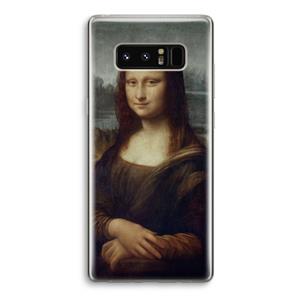 CaseCompany Mona Lisa: Samsung Galaxy Note 8 Transparant Hoesje