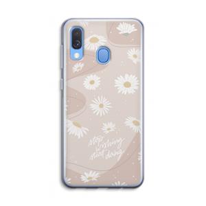 CaseCompany Daydreaming becomes reality: Samsung Galaxy A40 Transparant Hoesje