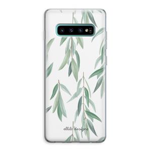 CaseCompany Branch up your life: Samsung Galaxy S10 Plus Transparant Hoesje