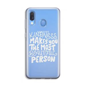 CaseCompany The prettiest: Samsung Galaxy A40 Transparant Hoesje