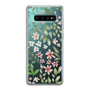 CaseCompany Botanical sweet flower heaven: Samsung Galaxy S10 Plus Transparant Hoesje
