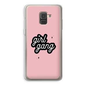 CaseCompany Girl Gang: Samsung Galaxy A8 (2018) Transparant Hoesje