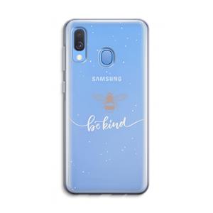 CaseCompany Be(e) kind: Samsung Galaxy A40 Transparant Hoesje