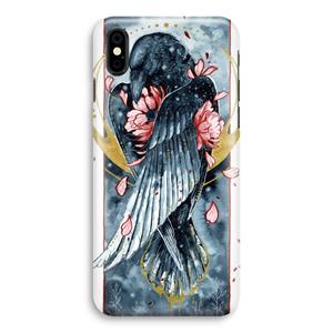 CaseCompany Golden Raven: iPhone Xs Volledig Geprint Hoesje