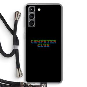 CaseCompany Retro: Samsung Galaxy S21 Transparant Hoesje met koord
