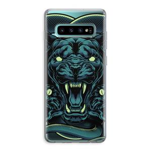 CaseCompany Cougar and Vipers: Samsung Galaxy S10 Plus Transparant Hoesje