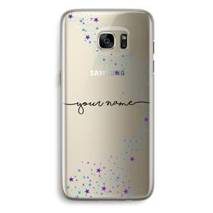 CaseCompany Sterren: Samsung Galaxy S7 Edge Transparant Hoesje