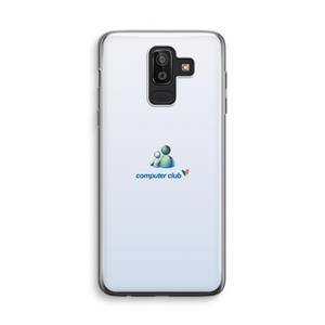 CaseCompany MSN: Samsung Galaxy J8 (2018) Transparant Hoesje