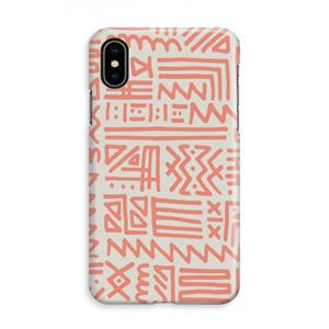 CaseCompany Marrakech Pink: iPhone Xs Volledig Geprint Hoesje