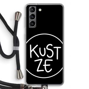 CaseCompany KUST ZE: Samsung Galaxy S21 Transparant Hoesje met koord