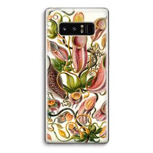 CaseCompany Haeckel Nepenthaceae: Samsung Galaxy Note 8 Transparant Hoesje