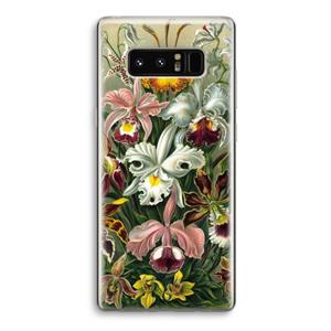 CaseCompany Haeckel Orchidae: Samsung Galaxy Note 8 Transparant Hoesje