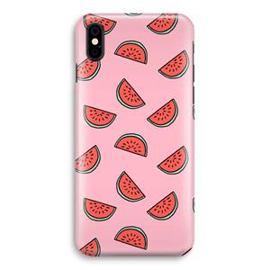 CaseCompany Watermeloen: iPhone Xs Volledig Geprint Hoesje