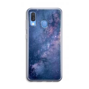 CaseCompany Nebula: Samsung Galaxy A40 Transparant Hoesje