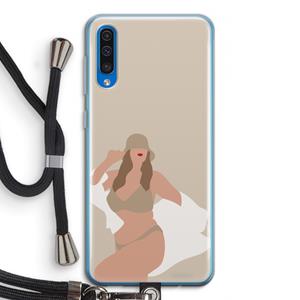 CaseCompany One of a kind: Samsung Galaxy A50 Transparant Hoesje met koord