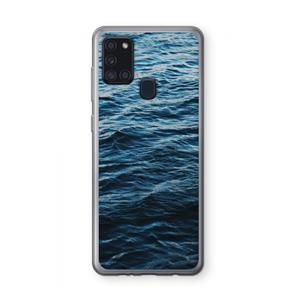 CaseCompany Oceaan: Samsung Galaxy A21s Transparant Hoesje