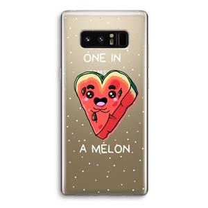 CaseCompany One In A Melon: Samsung Galaxy Note 8 Transparant Hoesje