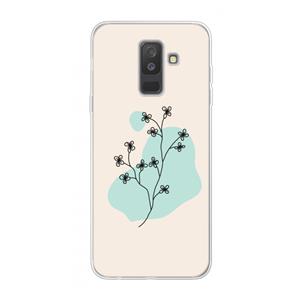 CaseCompany Love your petals: Samsung Galaxy A6 Plus (2018) Transparant Hoesje