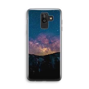CaseCompany Travel to space: Samsung Galaxy J8 (2018) Transparant Hoesje