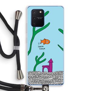 CaseCompany Aquarium: Samsung Galaxy Note 10 Lite Transparant Hoesje met koord
