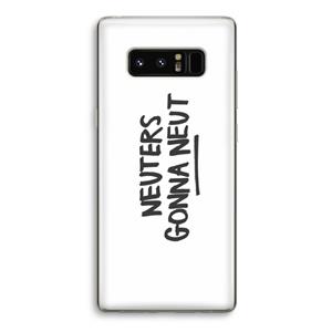 CaseCompany Neuters: Samsung Galaxy Note 8 Transparant Hoesje