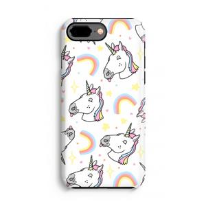 CaseCompany Rainbow Unicorn: iPhone 7 Plus Tough Case