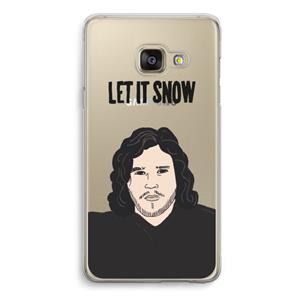 CaseCompany Let It Snow: Samsung A3 (2017) Transparant Hoesje
