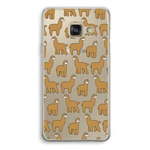 CaseCompany Alpacas: Samsung A3 (2017) Transparant Hoesje