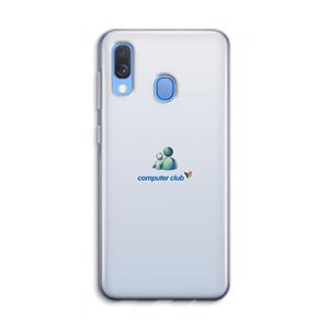 CaseCompany MSN: Samsung Galaxy A40 Transparant Hoesje
