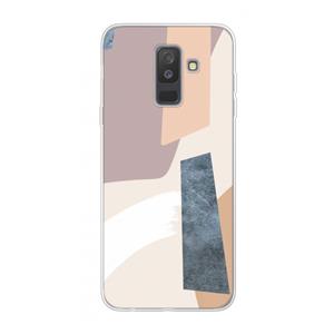CaseCompany Luca: Samsung Galaxy A6 Plus (2018) Transparant Hoesje