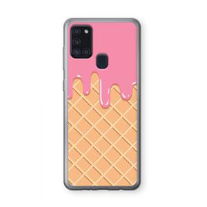 CaseCompany Ice cream: Samsung Galaxy A21s Transparant Hoesje