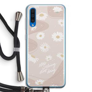 CaseCompany Daydreaming becomes reality: Samsung Galaxy A50 Transparant Hoesje met koord