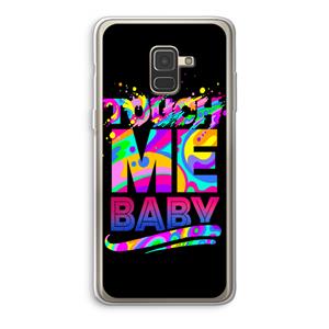 CaseCompany Touch Me: Samsung Galaxy A8 (2018) Transparant Hoesje