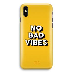CaseCompany No Bad Vibes: iPhone Xs Volledig Geprint Hoesje