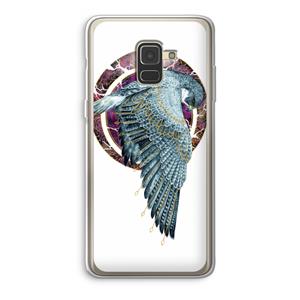 CaseCompany Golden Falcon: Samsung Galaxy A8 (2018) Transparant Hoesje