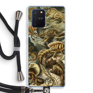 CaseCompany Haeckel Lacertilia: Samsung Galaxy Note 10 Lite Transparant Hoesje met koord