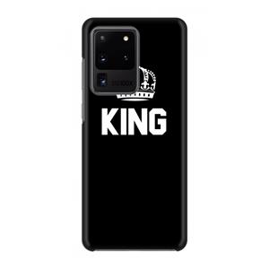 CaseCompany King zwart: Volledig geprint Samsung Galaxy S20 Ultra Hoesje