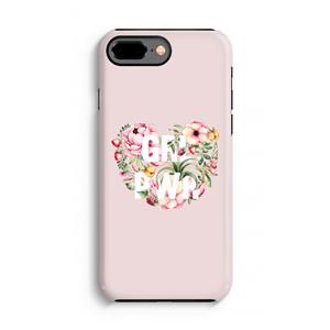CaseCompany GRL PWR Flower: iPhone 7 Plus Tough Case
