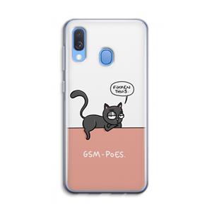 CaseCompany GSM poes: Samsung Galaxy A40 Transparant Hoesje