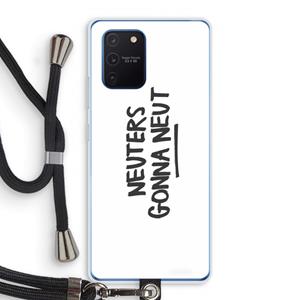 CaseCompany Neuters: Samsung Galaxy Note 10 Lite Transparant Hoesje met koord