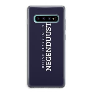 CaseCompany Blijve plakken in Negenduust: Samsung Galaxy S10 Plus Transparant Hoesje