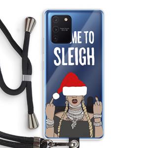 CaseCompany Came To Sleigh: Samsung Galaxy Note 10 Lite Transparant Hoesje met koord