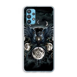 CaseCompany Sinister Wings: Samsung Galaxy A32 4G Transparant Hoesje